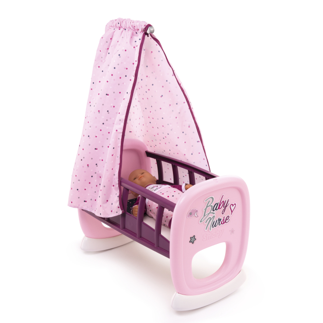 Меблі та будиночки - Іграшкове ліжко Smoby Baby nurse Прованс (220338)