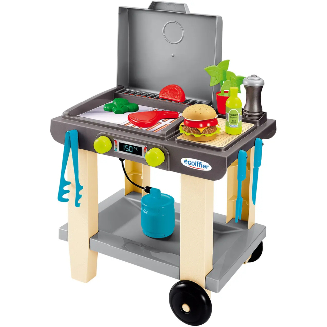 Детские кухни и бытовая техника - Игровой набор Ecoiffier Барбекю со столешницей (004669)