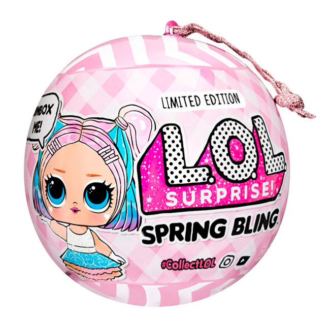 Ляльки - Ігровий набір Lol Surprise Spring Bling Великодній сюрприз Лялька з блакитними очима (579533/579533-2)