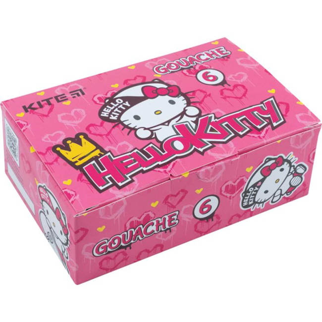 Канцтовары - Краски гуашь Kite Hello Kitty 6 цветов (HK22-062)