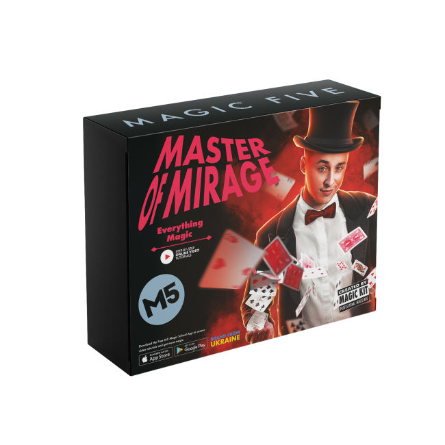 Научные игры, фокусы и опыты - Набор для фокусов Magic Five Master of Mirage (MF042)