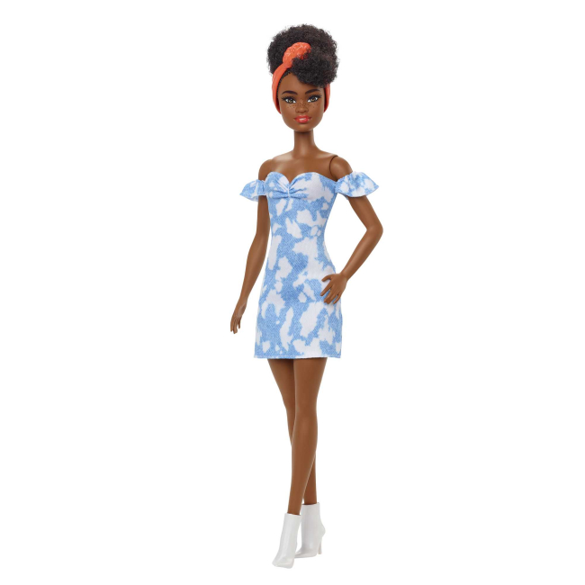 Ляльки - Лялька Barbie Модниця у сукні під джинс (HBV17)