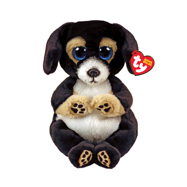 Мягкие животные - Мягкая игрушка TY Beanie Bellies Чёрный пес (40700)