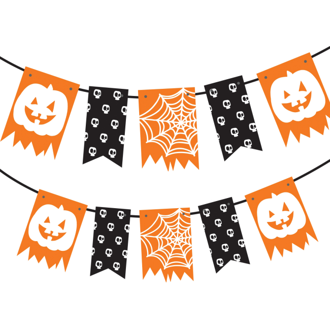 Аксесуари для свят - Гірлянда Yes! Fun Хелловін Halloween Party 13 прапорців (801179)