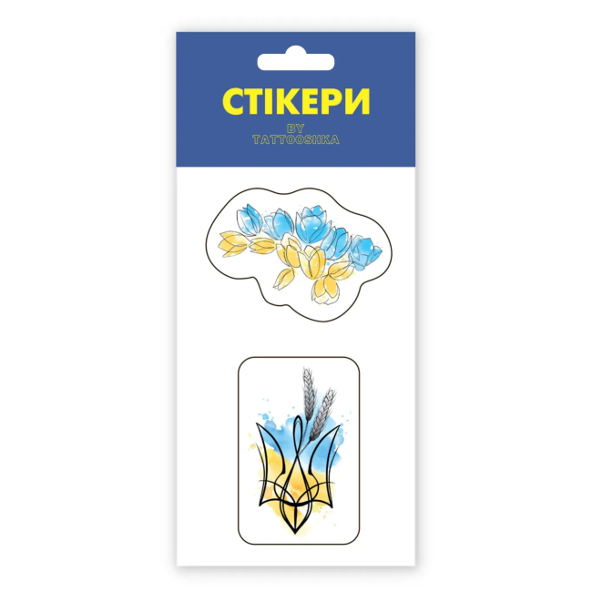 Наборы для творчества - Набор стикеров Tattooshka Акварельный герб (SM-05)