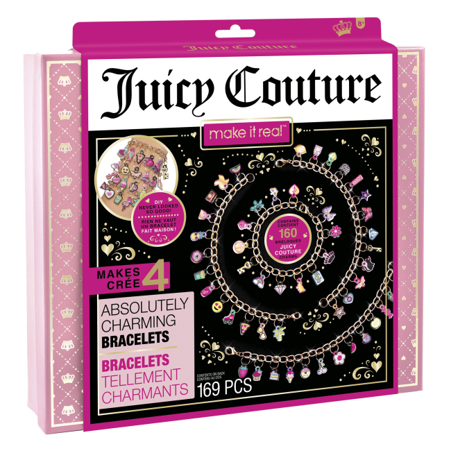 Набори для творчості - Набір для створення шарм-браслетів Make it Real Juicy Couture Чарівні браслети (MR4414)