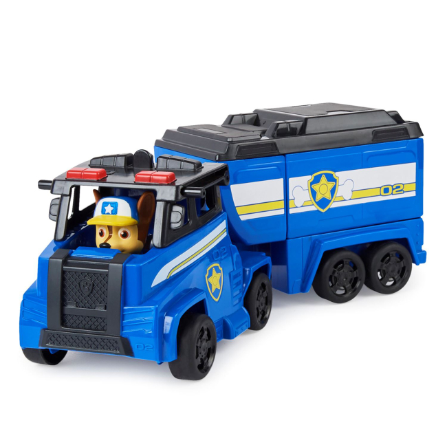 Фігурки персонажів - ​Набір Paw Patrol Big truck Великий рятувальний автомобіль-трансформер з водієм Гонщик (SM17776/6165)