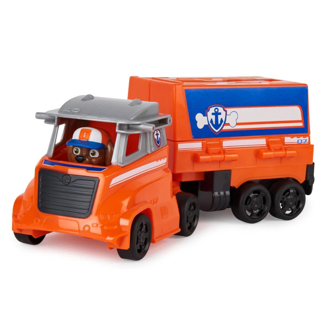 Фігурки персонажів - ​Набір Paw Patrol Big truck Великий рятувальний автомобіль-трансформер з водієм Зума (SM17776/6301)