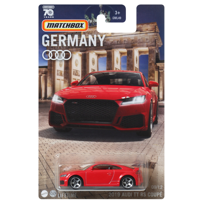 Автомодели - Машинка Matchbox 2019 Audi TT RS Coupe (GWL49/HPC64)