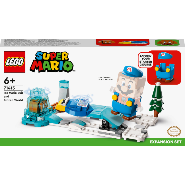 Конструкторы LEGO - Конструктор LEGO Super Mario Костюм Ледяного Марио и Ледяной мир. Дополнительный набор (71415)