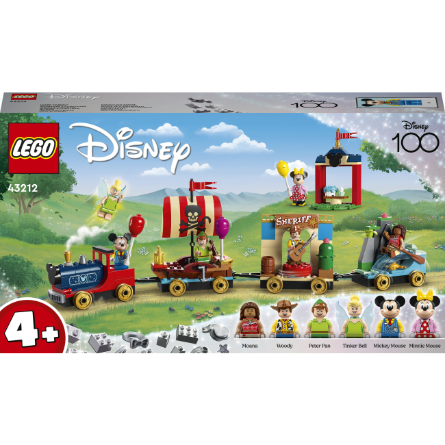 Конструкторы LEGO - Конструктор LEGO│Disney Classic Праздничный диснеевский поезд (43212)