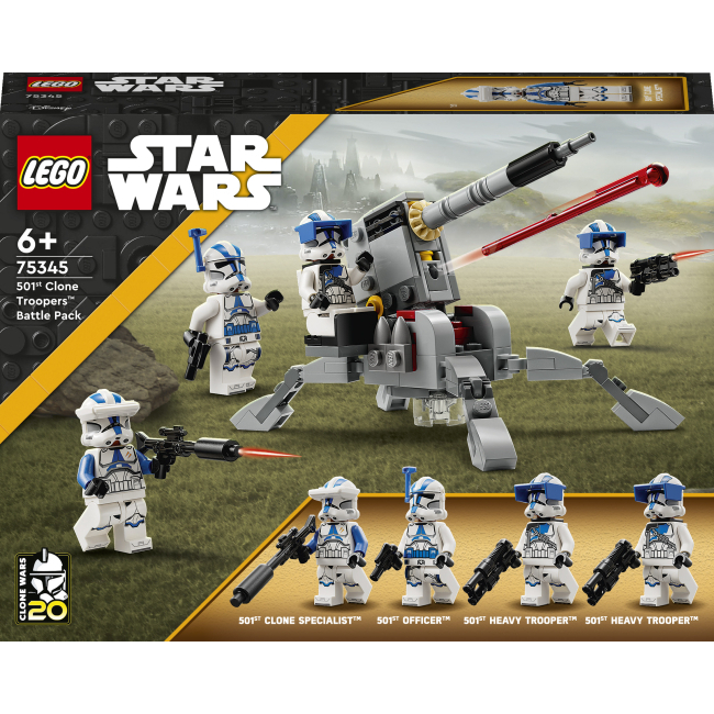 Конструкторы LEGO - Конструктор LEGO Star Wars Боевой отряд бойцов-клонов 501-го легиона (75345)