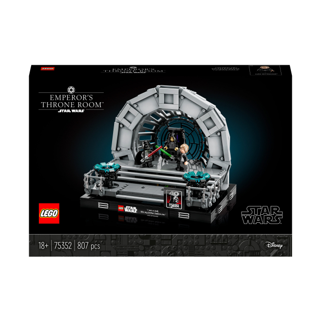 Конструкторы LEGO - Конструктор LEGO Star Wars Диорама «Тронный зал императора» (75352)