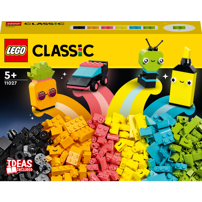 Конструкторы LEGO - Конструктор LEGO Classic Творческие неоновые веселье (11027)