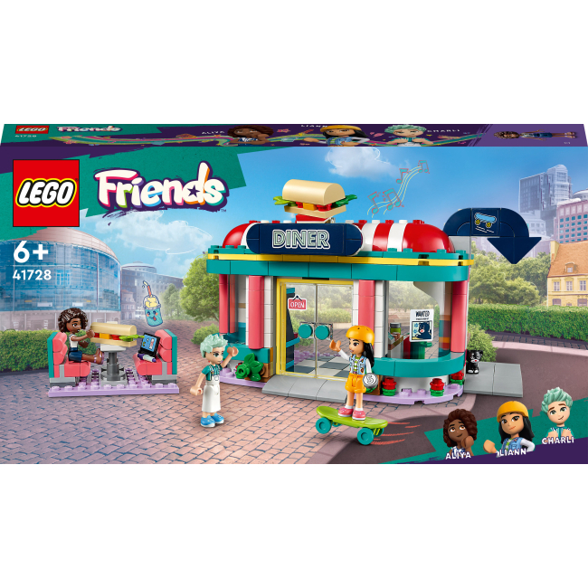 Конструктори LEGO - Конструктор LEGO Friends Хартлейк Сіті: ресторанчик в центрі міста (41728)