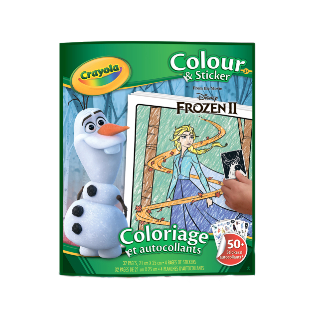 Товари для малювання - Розмальовка Crayola Frozen (04-5864)