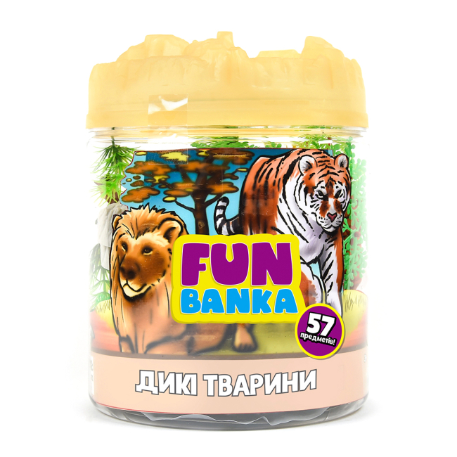 Фигурки животных - Игровой набор Fun Banka Дикие животные (320063-UA)