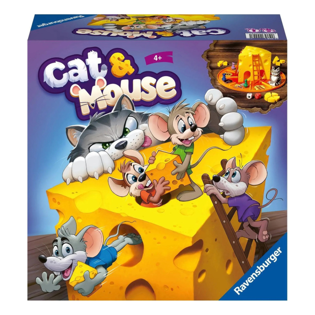 Настільні ігри - Настільна гра Ravensburger Кіт та мишенята (24563)