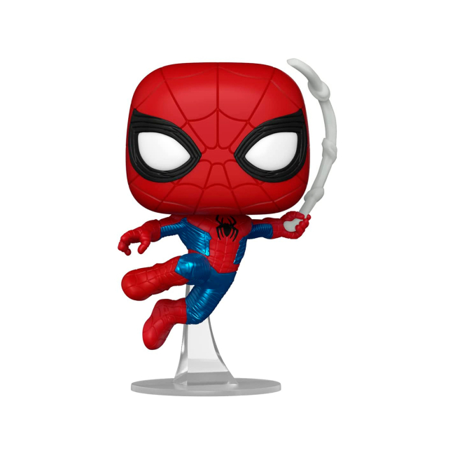 Фігурки персонажів - Фігурка Funko Pop Spider-Man Немає шляху додому Людина-павук фінальний костюм (67610)