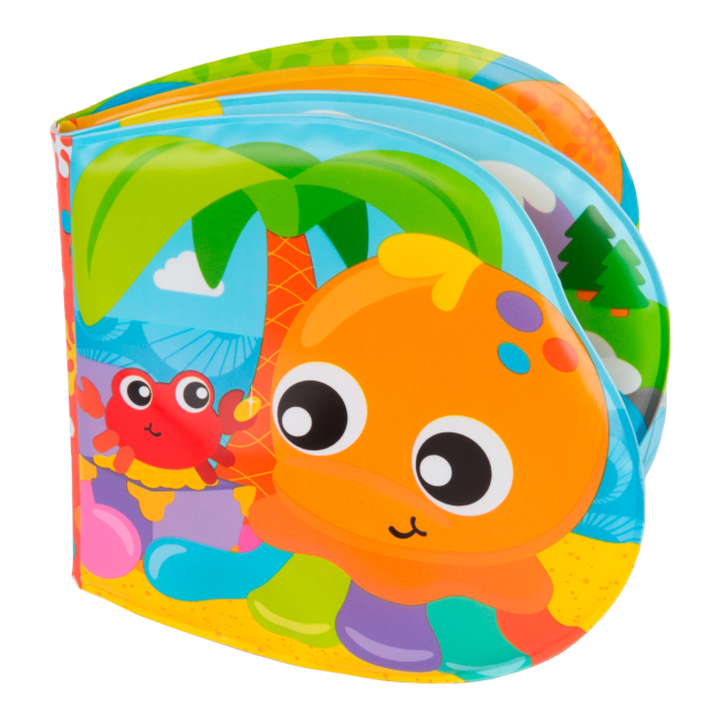 Іграшки для ванни - Книжка-пирскалка Playgro Веселі друзі (0186965)