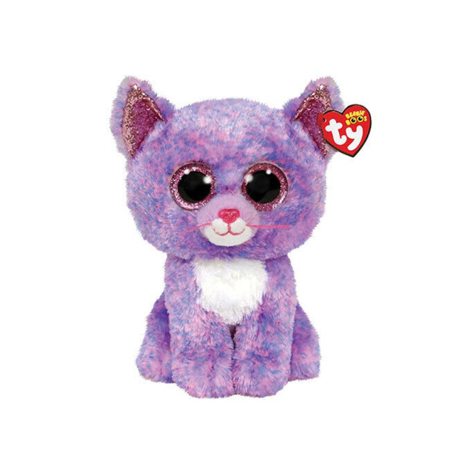 Мягкие животные - ​Мягкая игрушка TY Beanie Boo’s Кот Cassidy 25 см (36486)