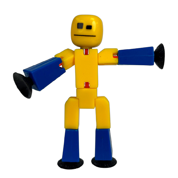 Фігурки персонажів - Фігурка для анімаційної творчості Stikbot жовто-синій (TST616-23UAKDY)