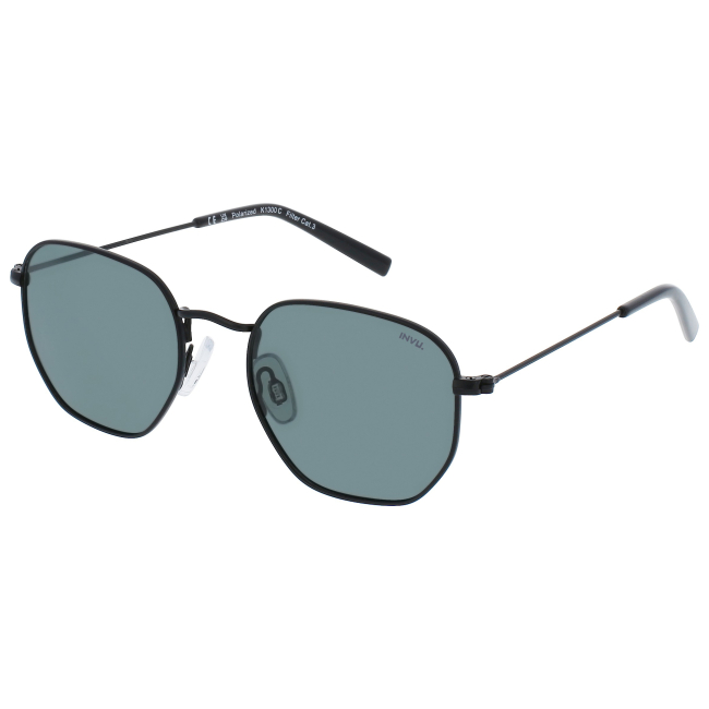 Сонцезахисні окуляри - Сонцезахисні окуляри INVU Kids Квадратні чорні (1300C_K)