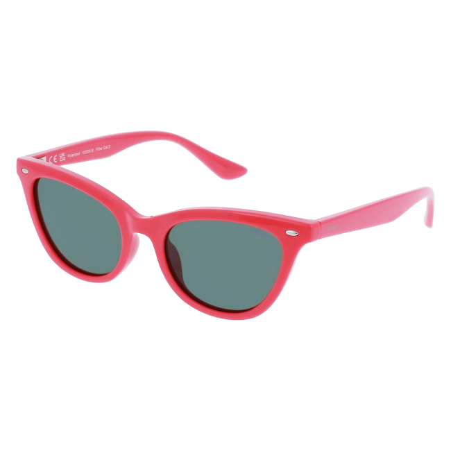 Солнцезащитные очки - Солнцезащитные очки INVU Kids Вайфареры красные (2208B_K)