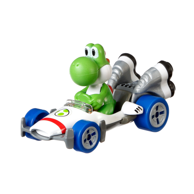 Транспорт и спецтехника - Машинка Hot Wheels Mario Kart Йоши (GBG25/GBG29)