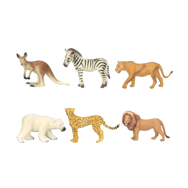 Фигурки животных - Игровая фигурка Shantou Yisheng Дикие животные в ассортименте (Q9899-297)