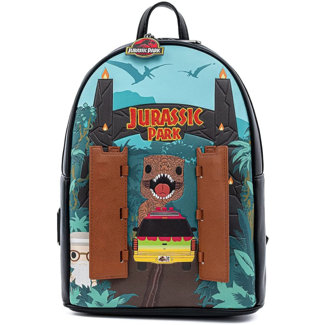 Рюкзаки и сумки - Рюкзак Loungefly Pop Jurassic park gates mini (JPBK0001)