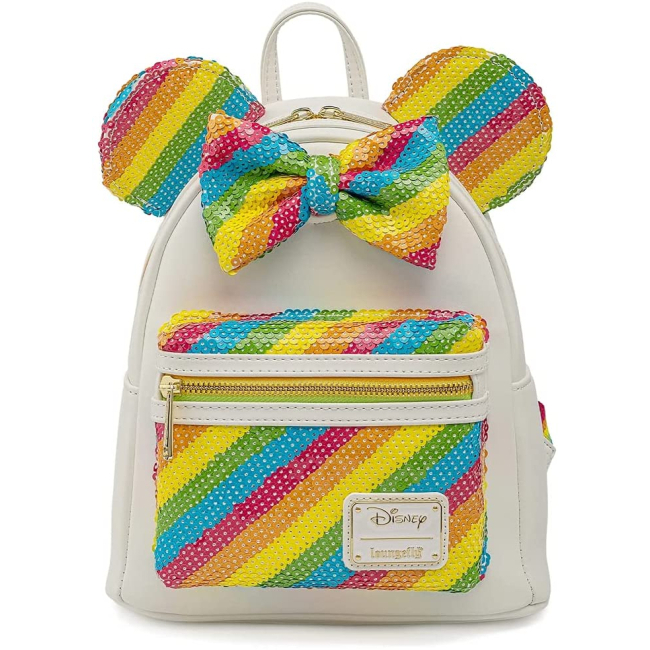 Рюкзаки та сумки - Рюкзак Loungefly Disney Sequin rainbow Minnie mini (WDBK1659)