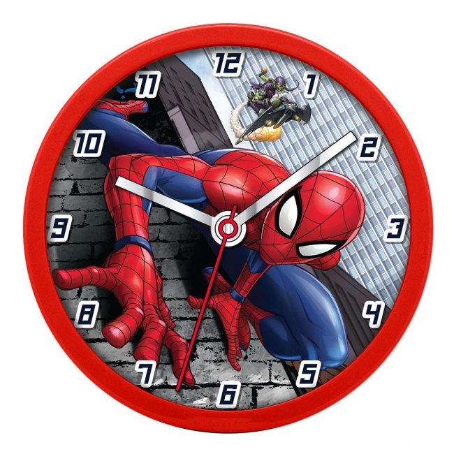 Часы, фонарики - Часы настенные Kids Licensing Spiderman (SPD3601)