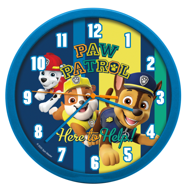 Часы, фонарики - Часы настенные Kids Licensing Paw patrol (PW16696)