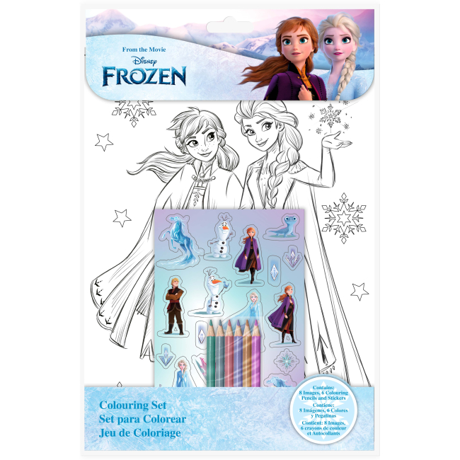 Товари для малювання - Набір розмальовок Kids Licensing Frozen (FR50022)