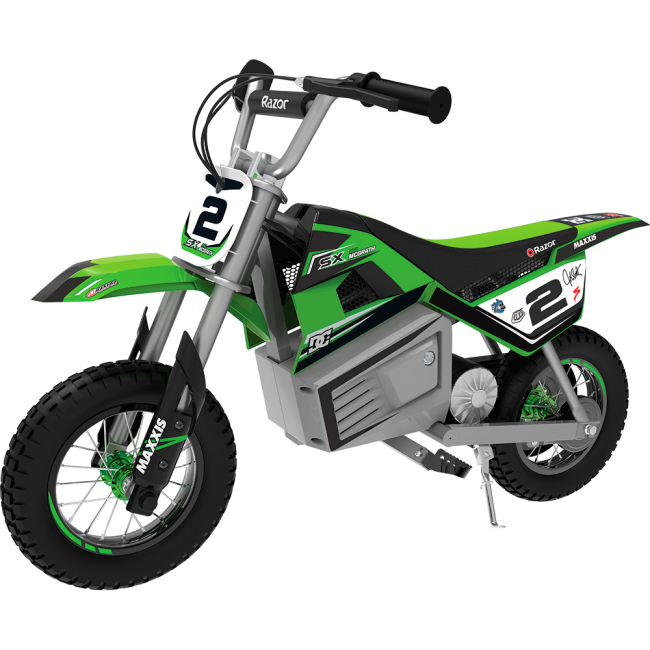 Електромобілі - Електромотоцикл Razor SX350 McGrath green (15173834)