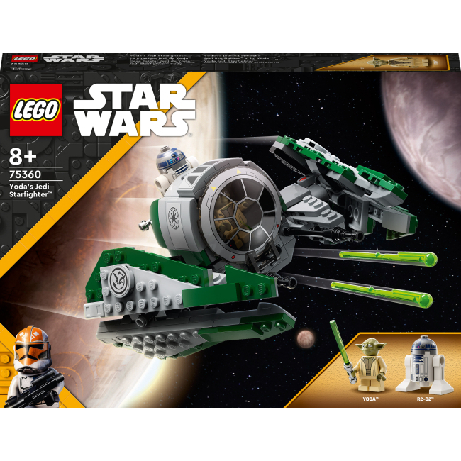 Конструктори LEGO - Конструктор LEGO Star Wars Джедайський винищувач Йоди (75360)