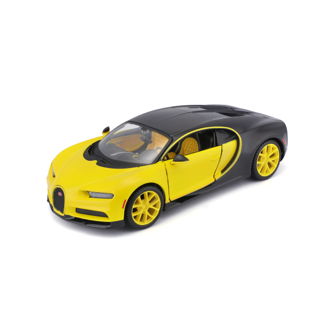 Автомоделі - Автомодель Maisto Bugatti Chiron (31514 black/yellow)