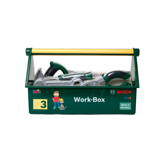 Наборы профессий - Игровой набор Bosch Mini Ящик с инструментами для маленького мастера (8573)