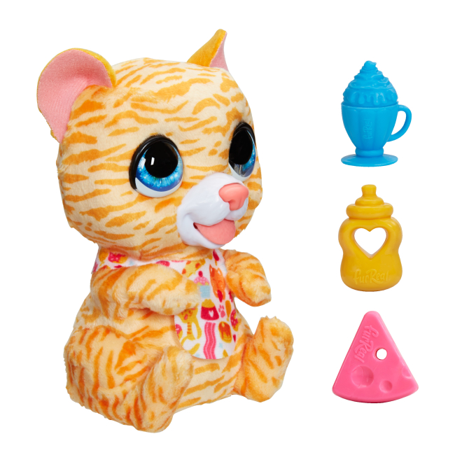 М'які тварини - Інтерактивна іграшка FurReal Friends Звірятко-немовля Котик (F6377/F6797)