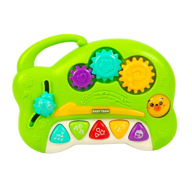 Развивающие игрушки - Музыкальная игрушка Baby Team Забавка салатовая (8645/2)