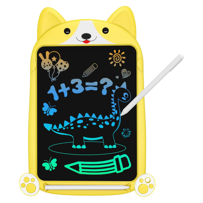 Товары для рисования - ​Планшет графический Lunatik Котик с LCD экраном желтый (LN10K-CY)