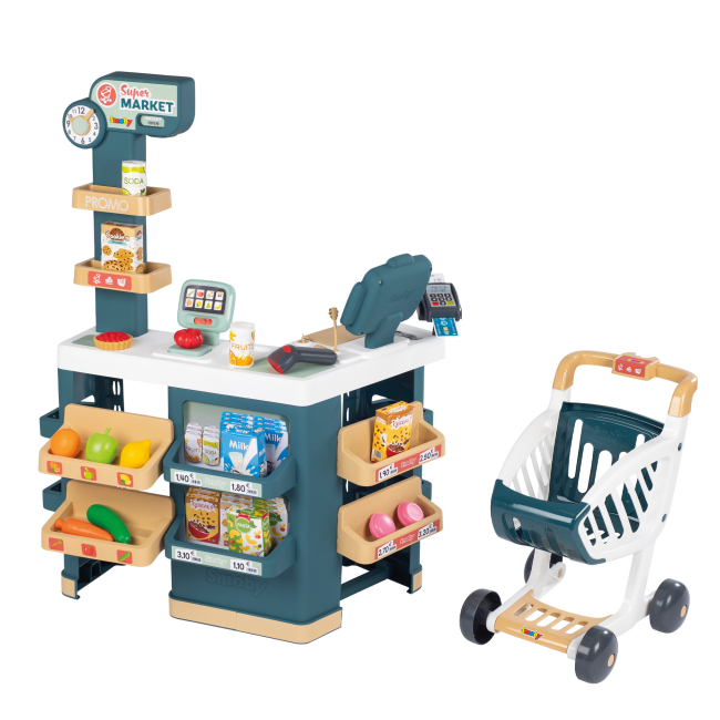 Наборы профессий - Игровой набор Smoby Супермаркет с тележкой (350239)