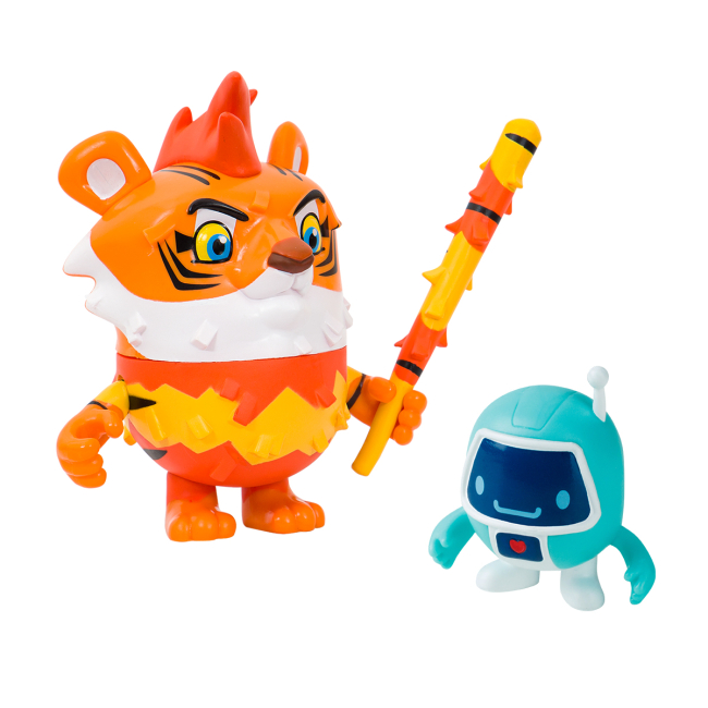 Фигурки персонажей - Игровой набор Piñata Smashlings Тигр Моу (SL6010-3)