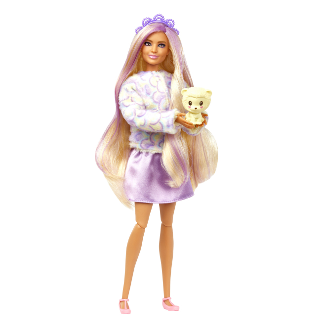 Куклы - Кукла Barbie Cutie Reveal Мягкие и пушистые Львенок (HKR06)