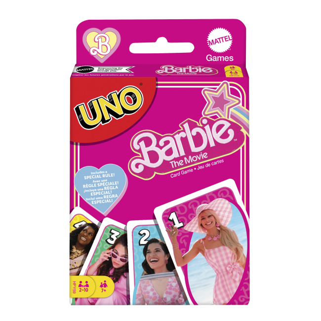 Настольные игры - Настольная игра Mattel Games Uno Barbie в кино (HPY59)