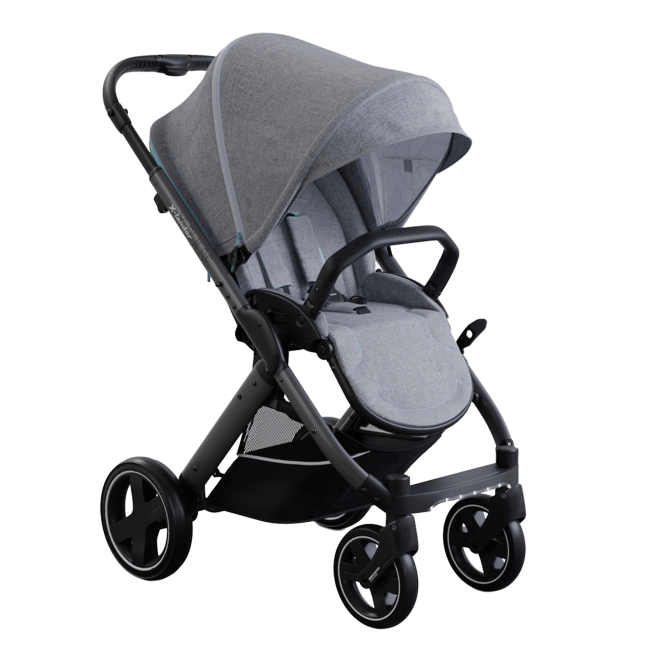 Коляски - ​Прогулочная коляска X-lander X-Pulse Azure grey (5907651630912)