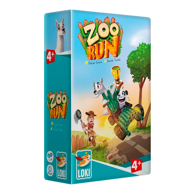 Настольные игры - Настольная игра Loki Гонки в зоопарке 2 в 1 (51600_EU)