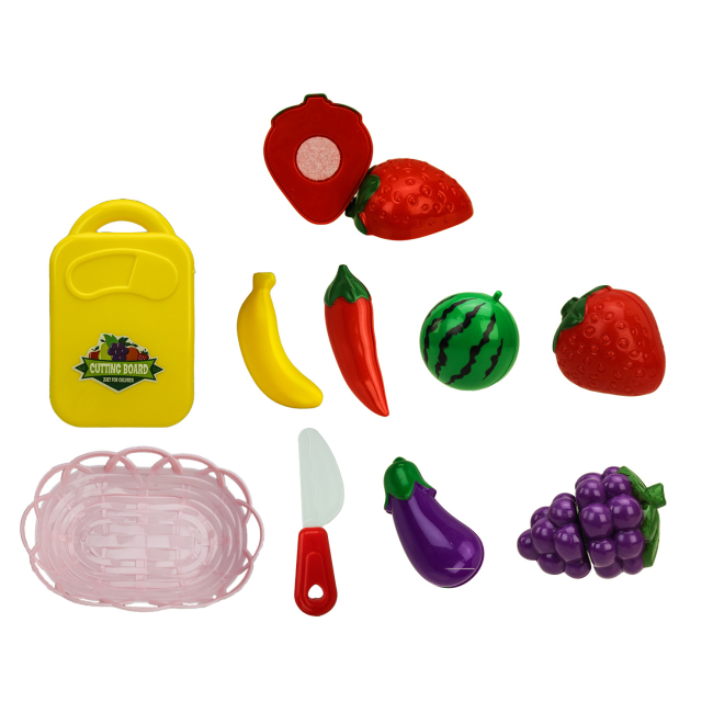 Дитячі кухні та побутова техніка - Набір продуктів Shantou Jinxing Овочі та фрукти (326-B69)