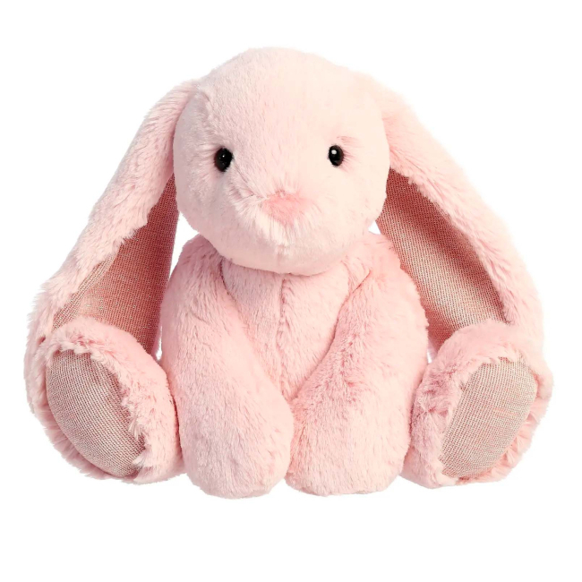 М'які тварини - М'яка іграшка Aurora Кролик рожевий 25 cм (201034A)
